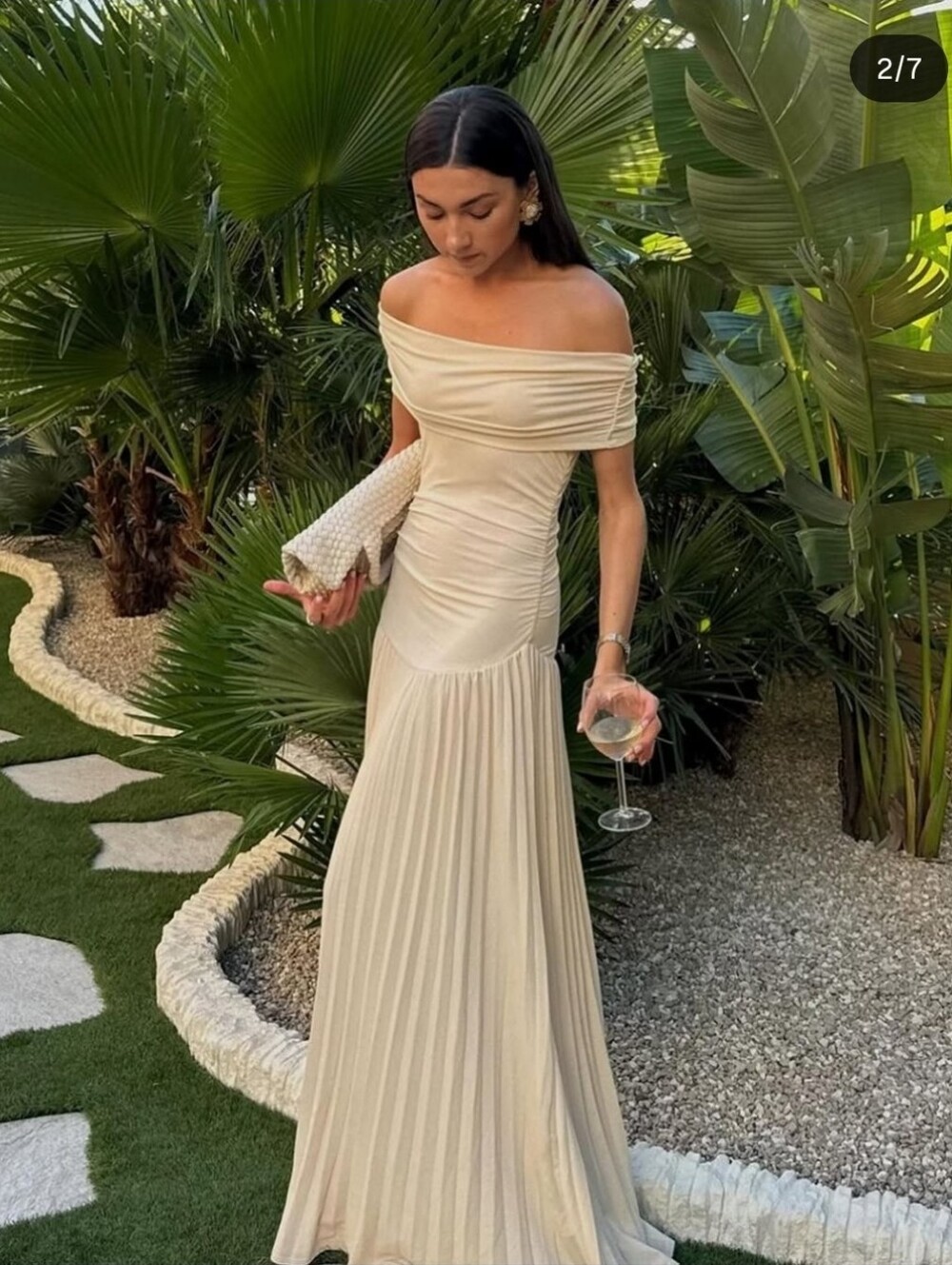 Lioness field of dreams maxi dress in oatmeal, xsmall cream bridal Revolve